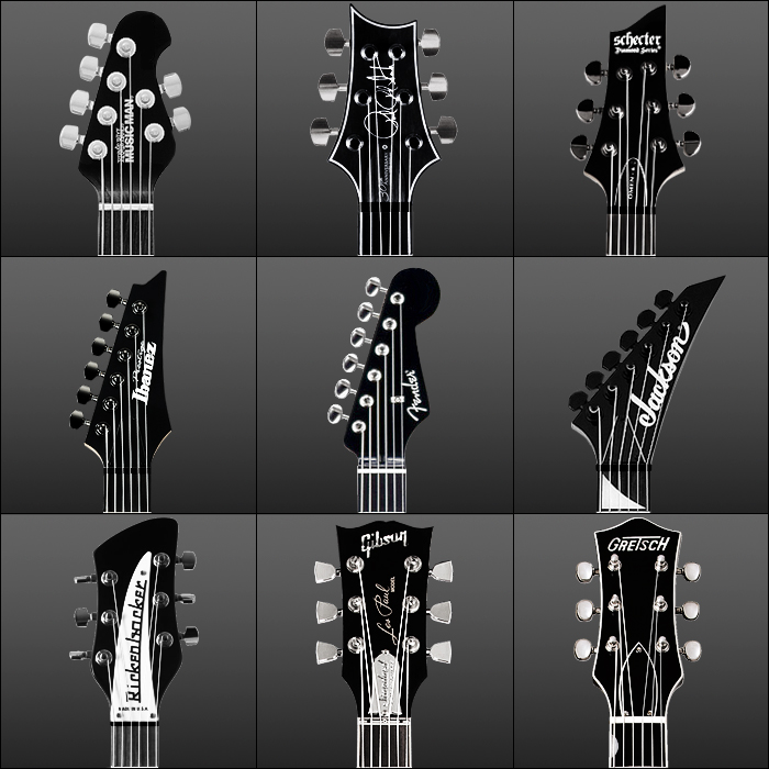 electric guitar head shapes  ̹ ˻