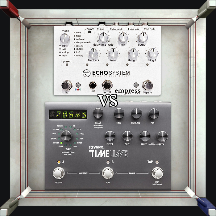 Guitar Pedal X - GPX Blog - Empress EchoSystem vs Strymon TimeLine