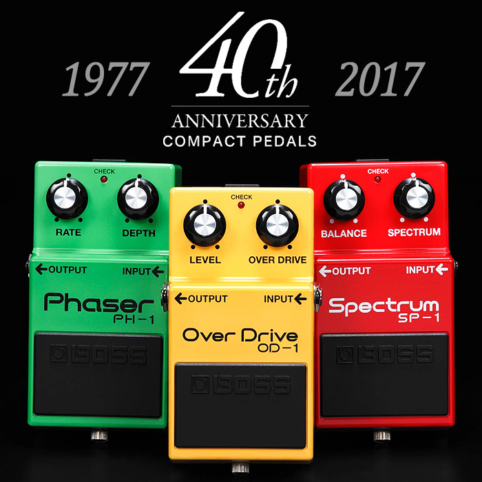 2017 Launched 40th Anniversary Compact Pedals