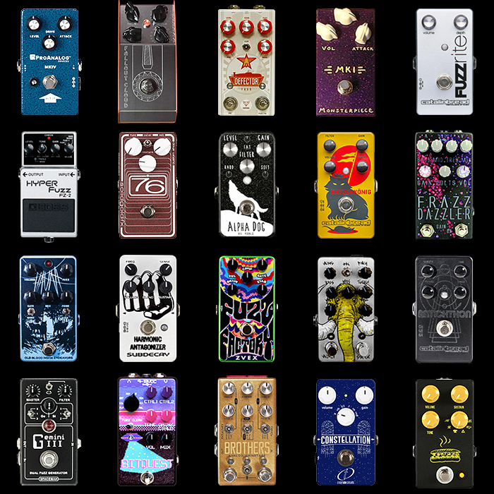 20 of the Best Compact Format Fuzz Pedals - 2018 Edition