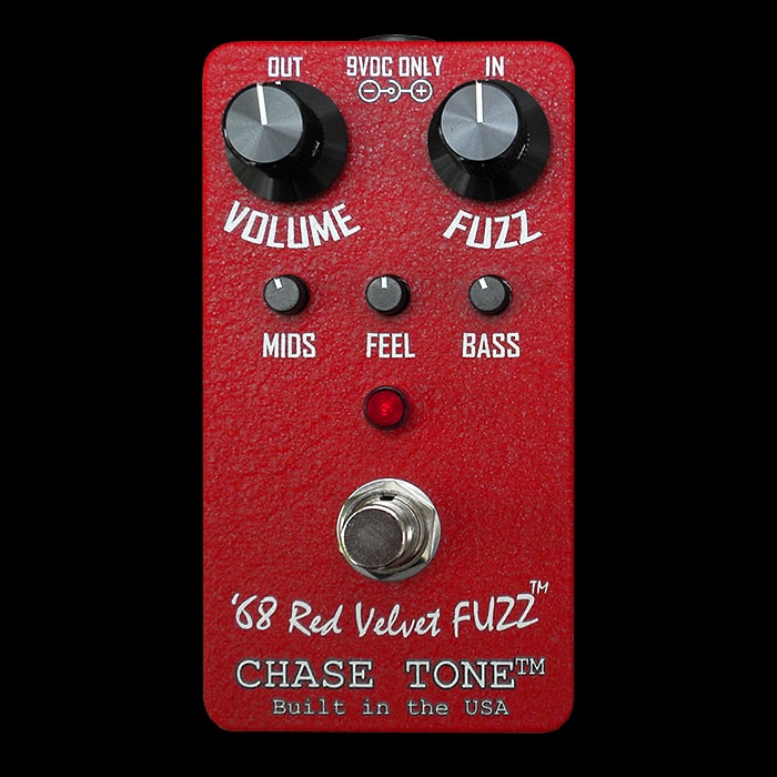 Chase Tone have delivered a pretty special Silicon Fuzz-Face style pedal in the form of the '68 Red Velvet Fuzz