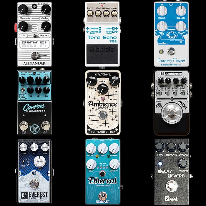 9 of the Best Compact Combined Delay and Reverb Pedals