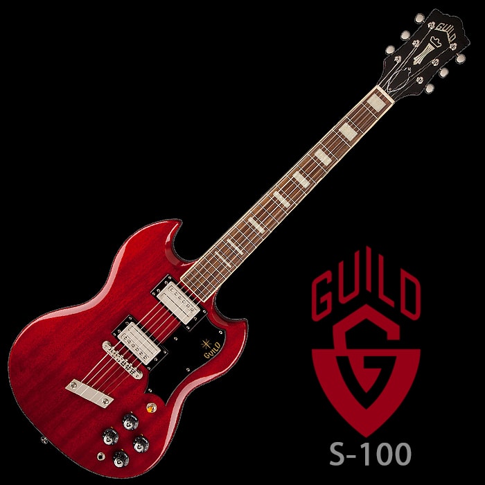 Guild S-100 Polara in Cherry Red - £745