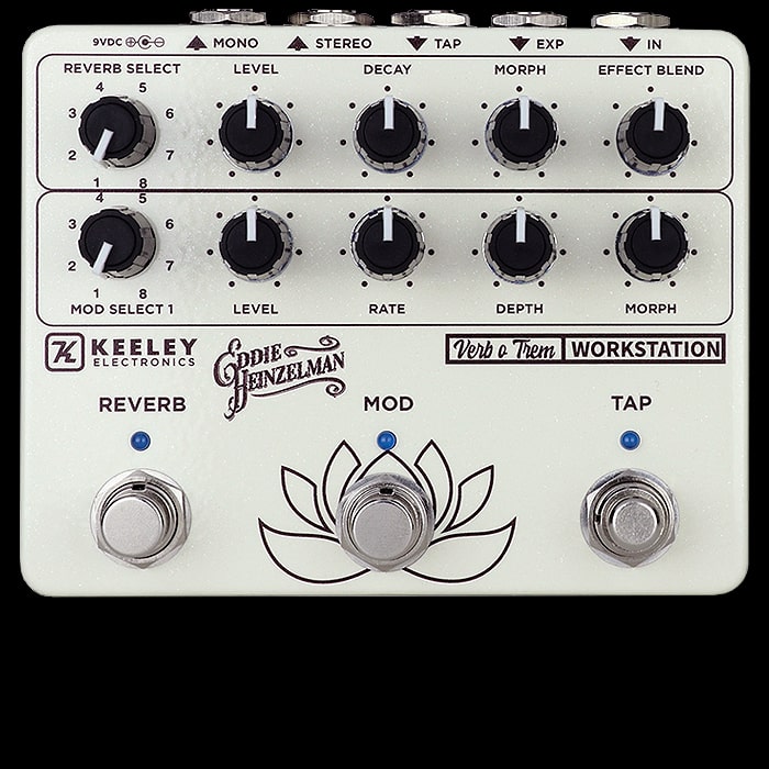 Keeley Launches Signature  Eddie Heinzelman Verb o Trem Workstation Pedal