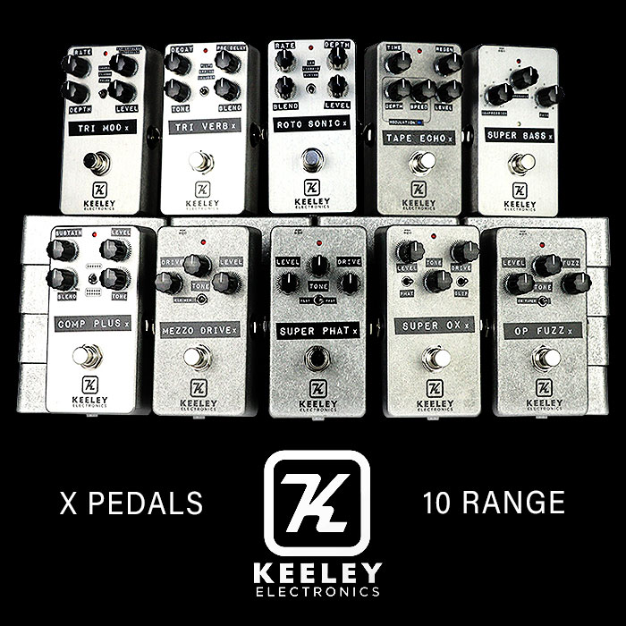 Keeley Launches Yet Another Limited Edition Run - the X Pedals range of 10