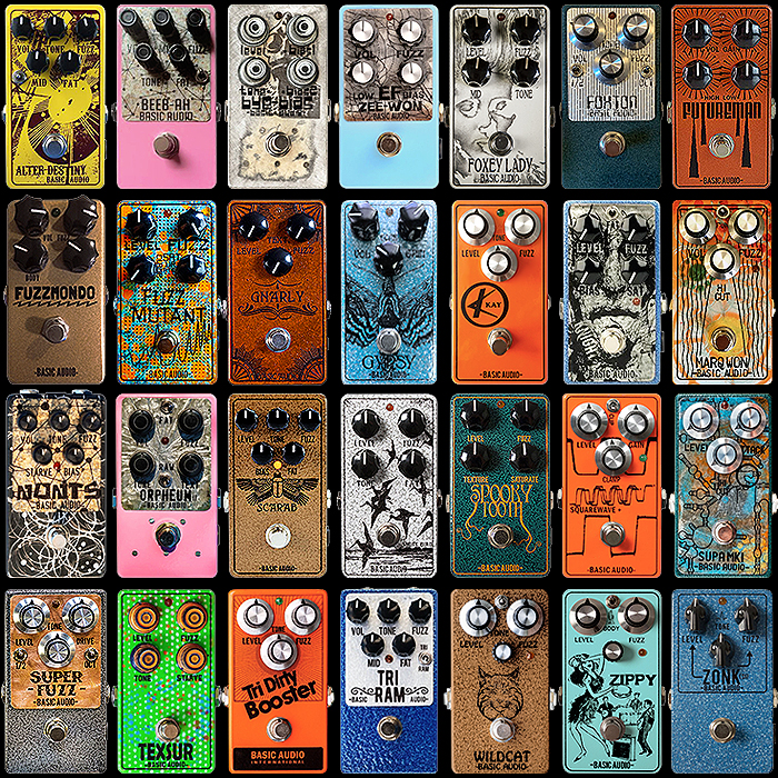 Guitar Pedal X - GPX Blog - Basic Audio Compact Pedals A to Z u003d 28+  Fantastic Flavours of Fuzz since 1998