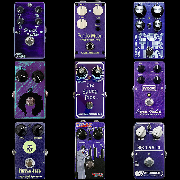 9 x Purple Means Fuzz!