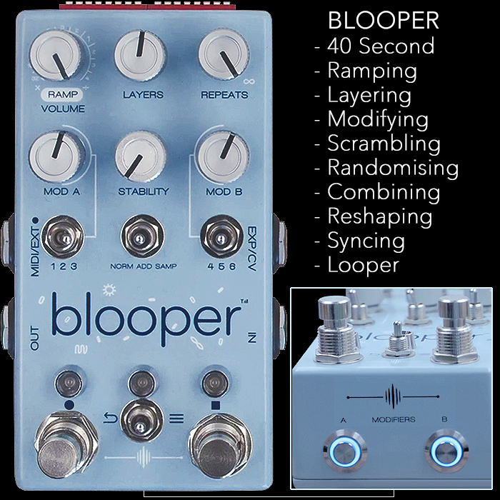 Chase Bliss Audio Curiously Sets Up Kickstarter for forthcoming Blooper Looper Pedal - and Reaches Goal within 5 Hours and 17 Minutes!