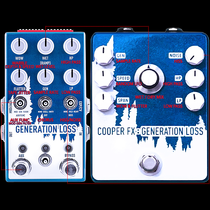 Chase Bliss Audio Further Collaborates with and Innovates Compact Format Cooper FX Generation Loss Pedal