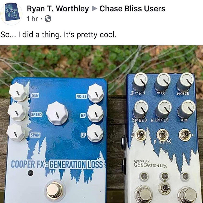 Guitar Pedal X - GPX Blog - Chase Bliss Audio Further Collaborates 