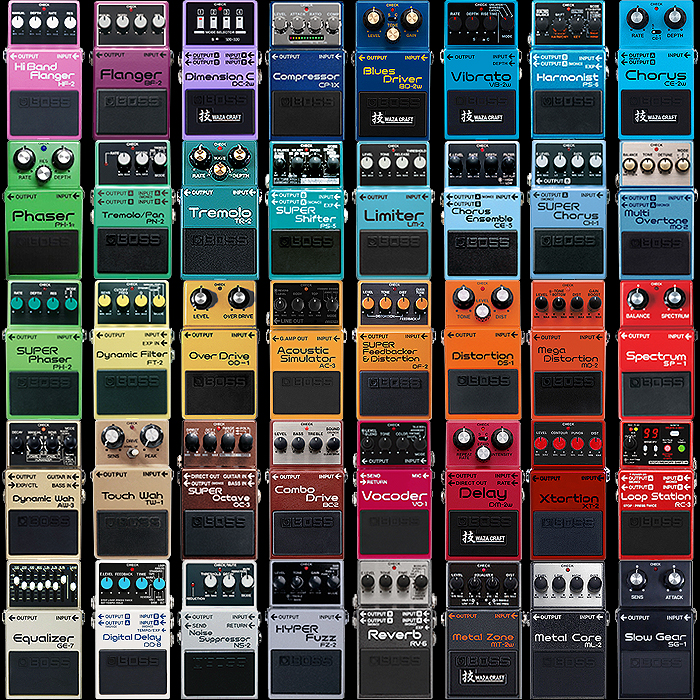 Guitar deals pedal collection