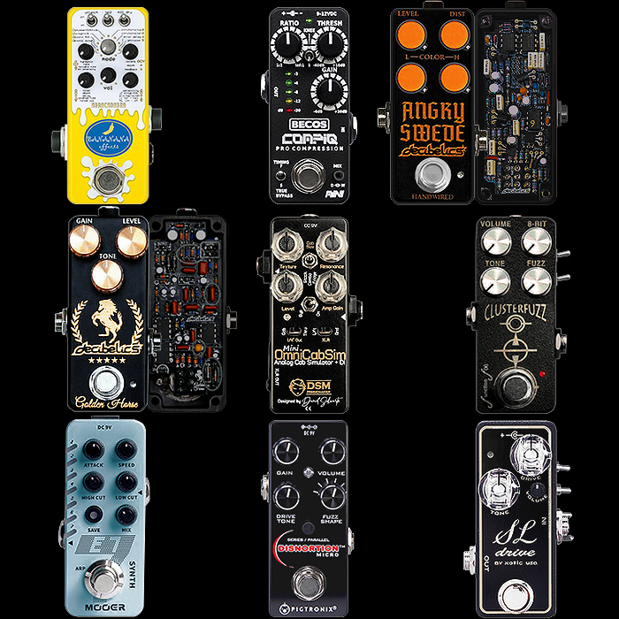 Mini Pedals State of the Art PT 1 : Nine leading examples of Contemporary Mini Pedal Smart Engineering