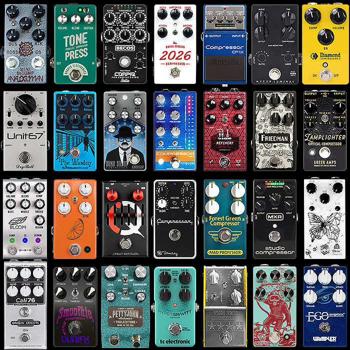 28 of the Best Compact Enclosure Compressor Pedals - 2020 Ultimate Selection