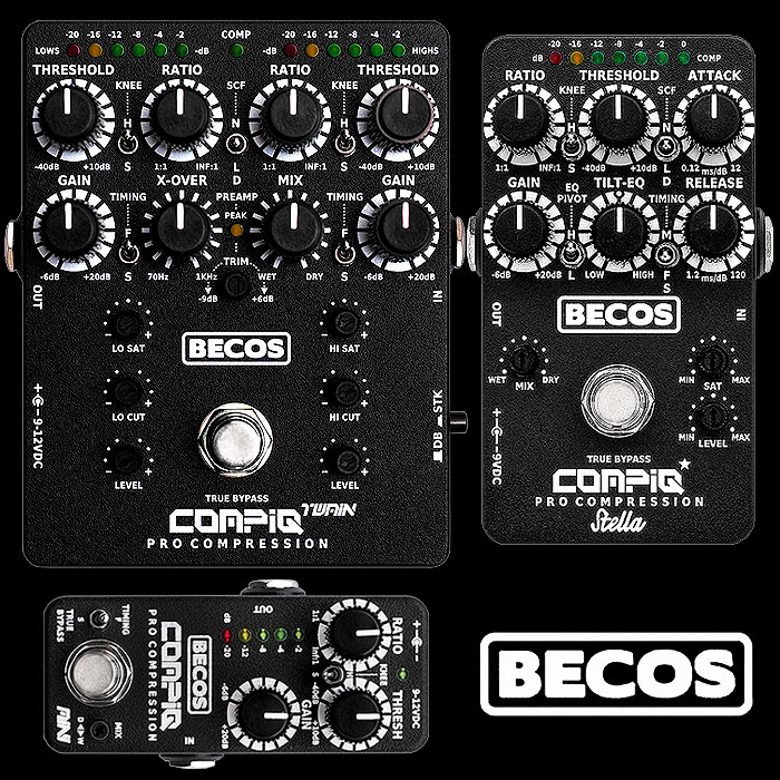 Becos FX Rounds off CompIQ Pro Compression Range with its Brand New TWAIN Dual-Band / Stacked Compressor