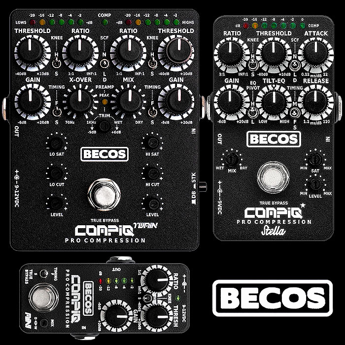 【注文】BECOS COMPiQ mini PRO Compressor ギター