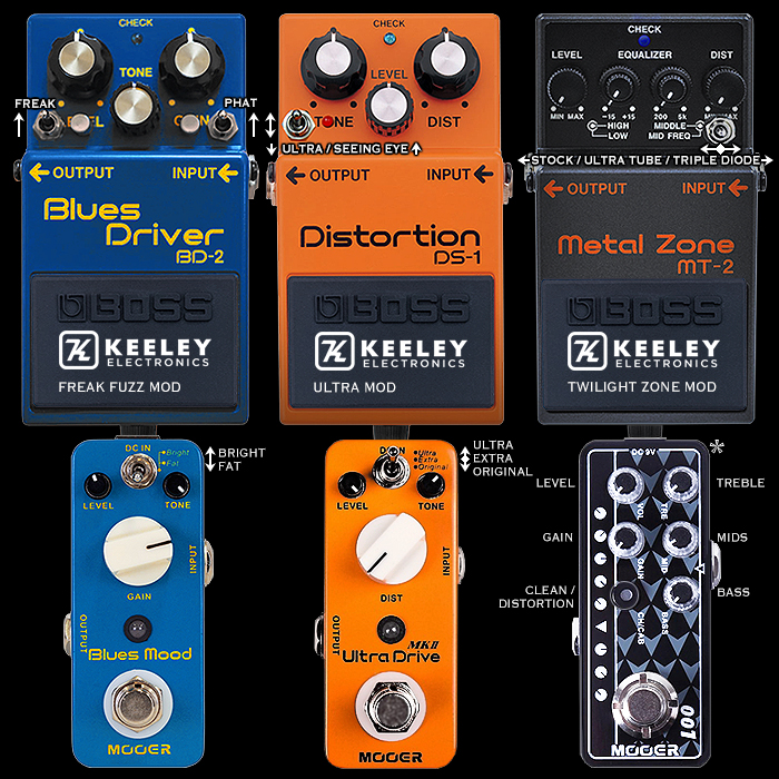 Guitar Pedal X - GPX Blog - Robert Keeley Boss Mods Trifecta