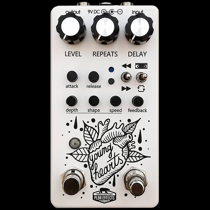 PLBR Effects' Latest Release is the already sold-out cool and quirky Young Hearts Lo-Fi Delay