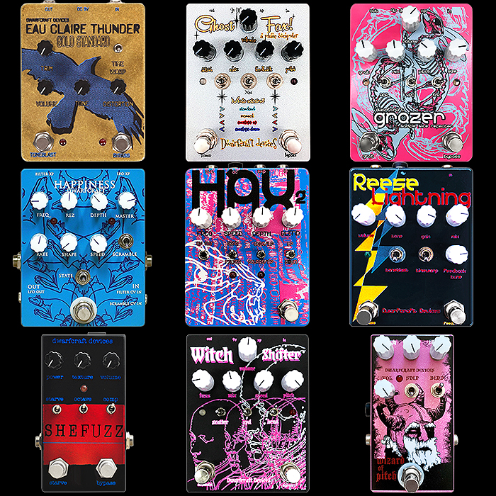 Celebrate 9 of Ben and Louise's Best Pedals while Dwarfcraft Devices Goes on Extended Hiatus