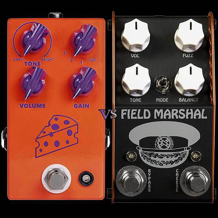 Guitar Pedal X - GPX Blog - JHS Cheese Ball Fuzz vs ThorpyFX Field