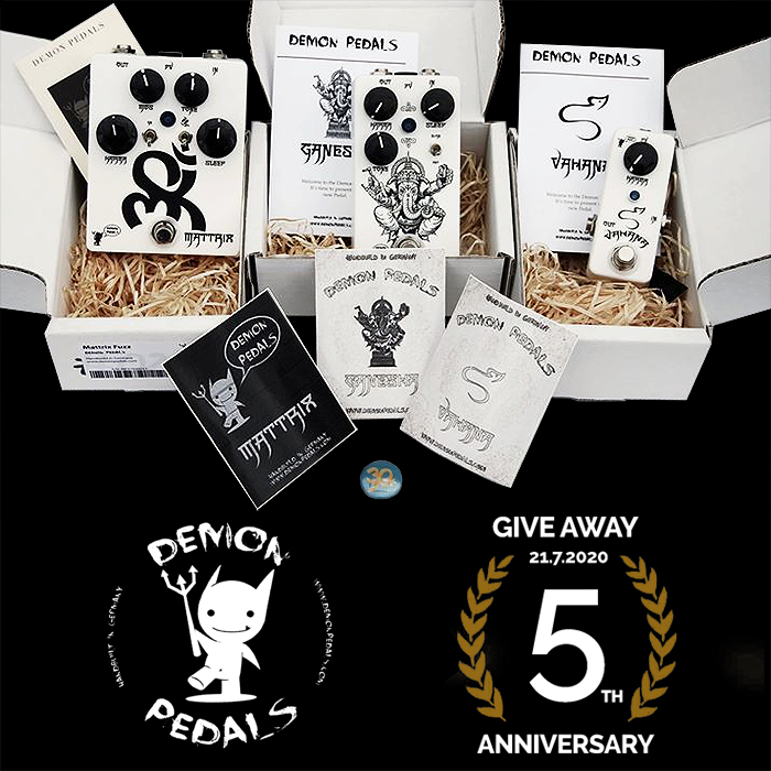 Bevestigen Triviaal Minst Guitar Pedal X - GPX Blog - Demon Pedals Celebrates 5th Anniversary with  Give Away of 3 Rare Early Edition Pedals!
