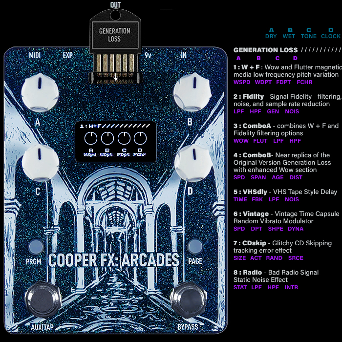 Cooper FX Arcades Modular Multi-FX Workstation : Card Spotlight Series #5 : GENERATION LOSS