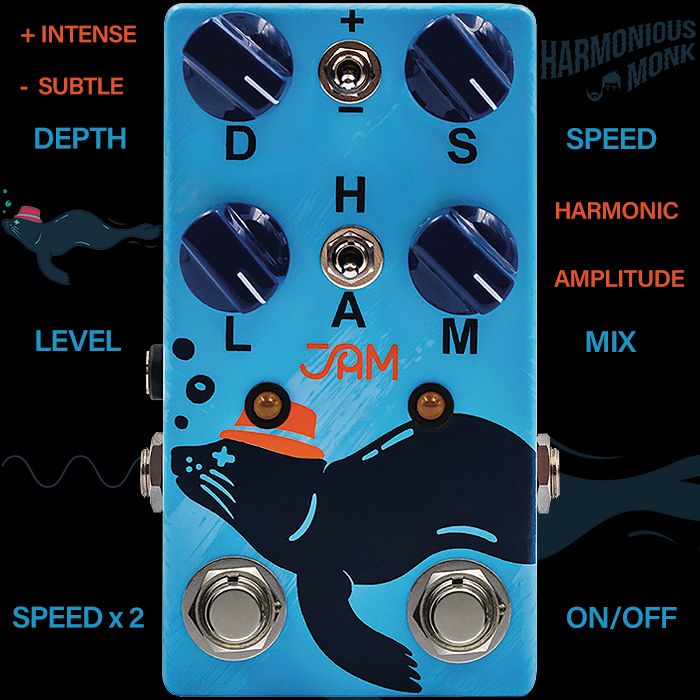 JAM Pedals Unleashes the Harmonious Monk Harmonic Tremolo in Collaboration with That Pedal Show