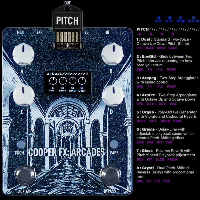 Cooper FX Arcades Modular Multi-FX Workstation : Card Spotlight Series #8 : PITCH