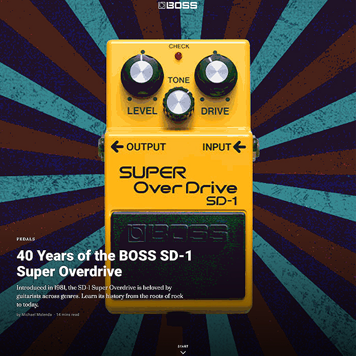 Guitar Pedal X - GPX Blog - Boss Ramps up Web Presence with