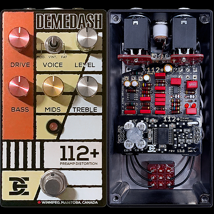 Steve Demedash's 112+ Preamp / Distortion is a Beautifully Calibrated All-Rounder Tone Texture Machine