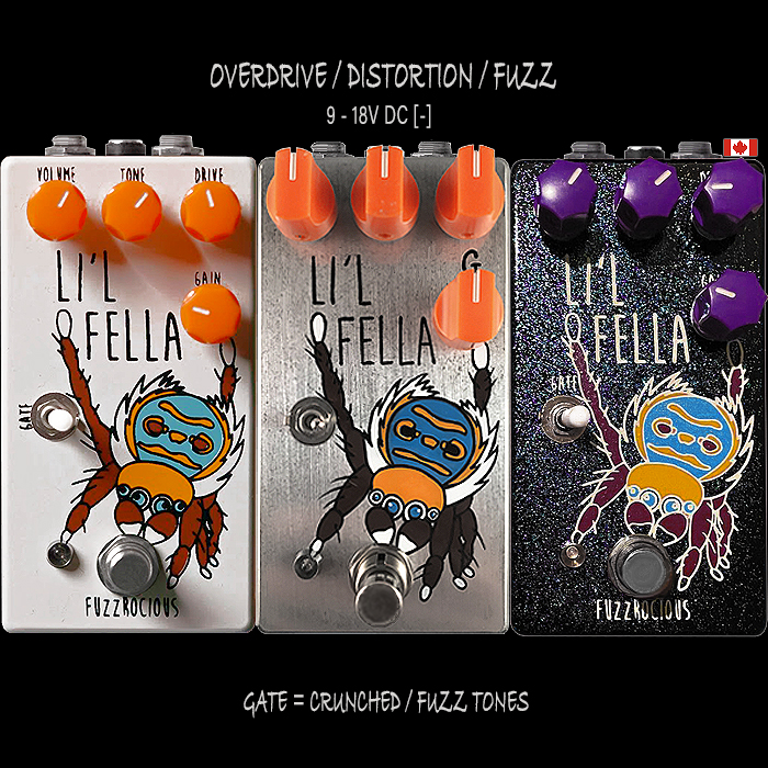 Fuzzrocious Pedals Unleashes Compact and Evolved The Demon Circuit in the guise of the New Li'l Fella Overdrive / Distortion / Fuzz