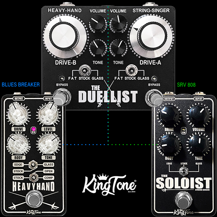 Guitar Pedal X - News - King Tone Finally Fully Splits Out The