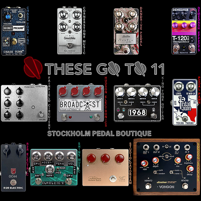 All you ever wanted to know about Scandinavia's Premier Pedal Boutique and Guitar Gear Emporium - Stockholm's These Go To 11!