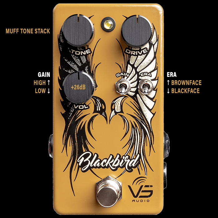 VS Audio Delivers 2 of the Key Early Fender Amps Combined into a Single Smart Compact Unit - the Blackbird Dual-Voice Overdrive