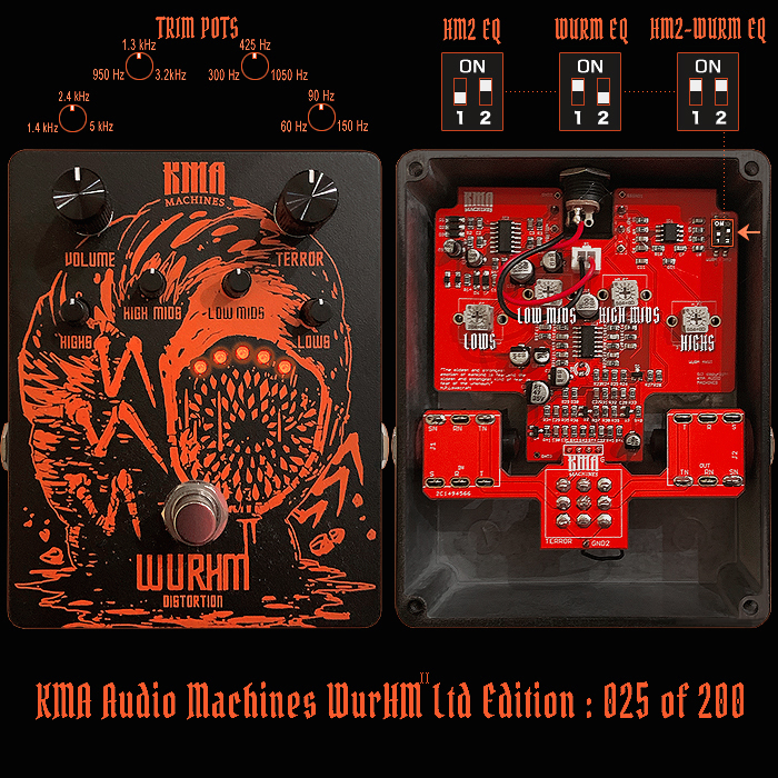 The KMA Audio Machines Limited Edition WurHM Metal Distortion has Landed!