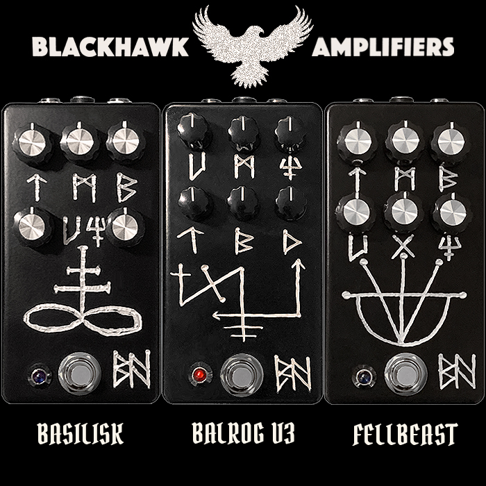 Longterm Impressions of my original Blackhawk Amplifiers Trifecta - Balrog, Basilisk, and Fellbeast Fuzz / Distortions
