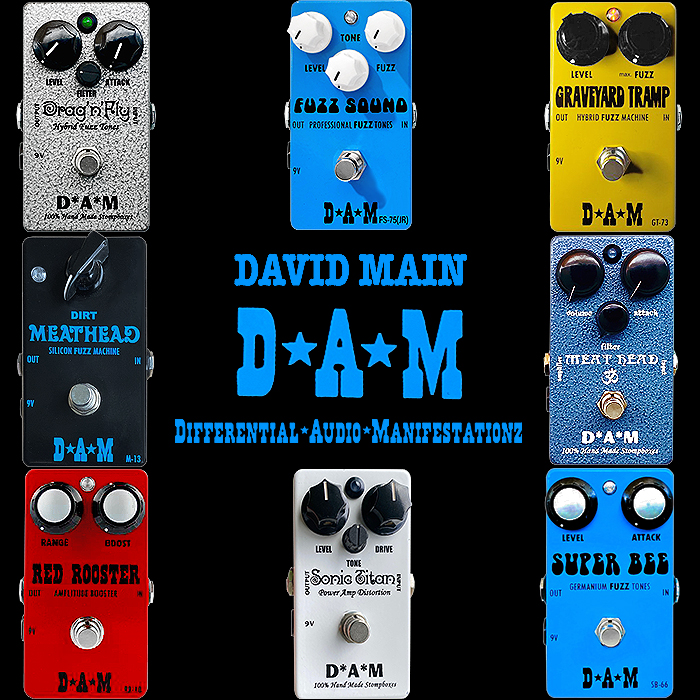 Best of David Main Compact Enclosure D*A*M Pedals