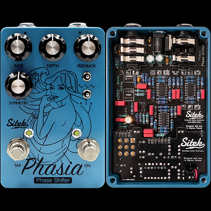 Sitek Guitar Electronics Ushers in Queen of the Waves - the Glorious Aqueous Phasia - Analog Multi-Stage OTA Phase-Shifter