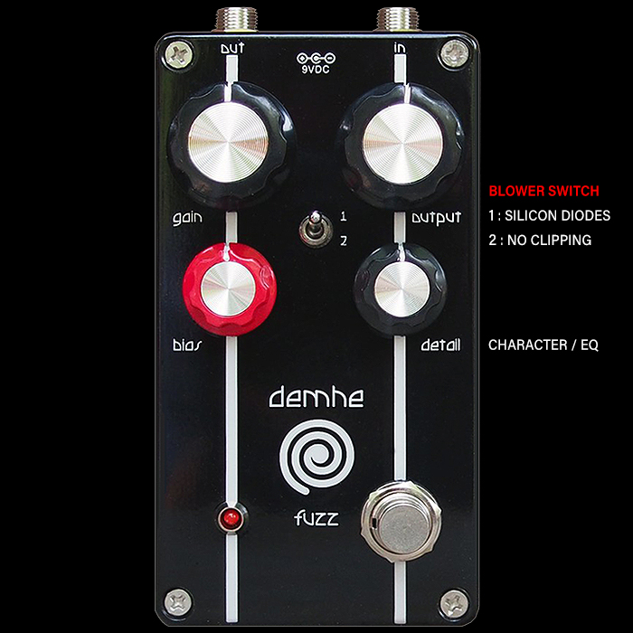 Tom Cram's Spiral Electric FX Delivers its first Compact Fuzz - The Extremely Versatile and Wide-Ranging Silicon Transistor Demhe