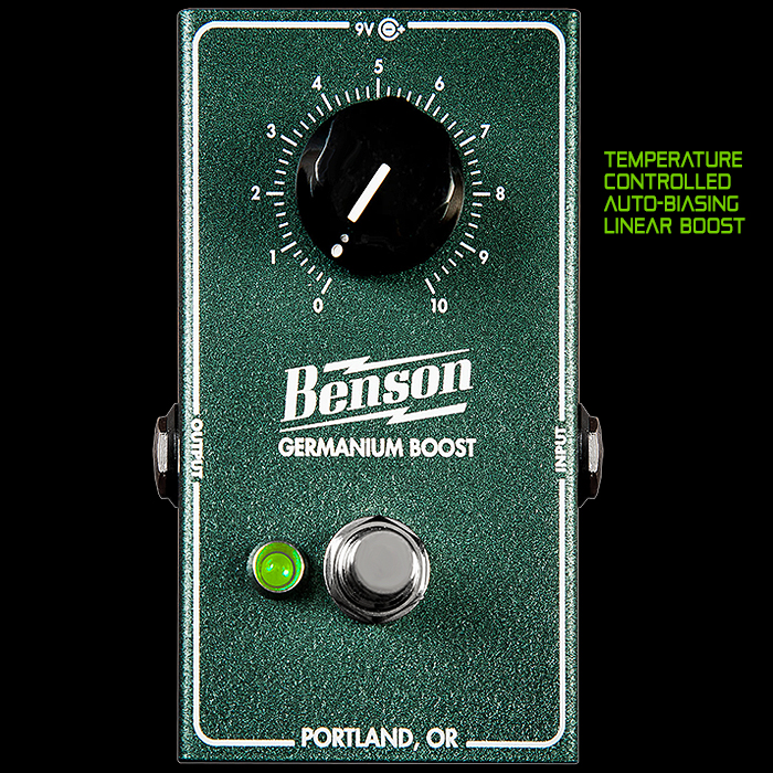 Guitar Pedal X - GPX Blog - Benson Amps Releases Germanium Boost