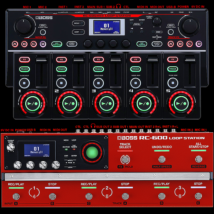 Boss Reasserts its Looper Supremacy for Tabletop and Floor Applications - with the new Class-Leading  RC-505 MKII and RC-600 Loop Stations
