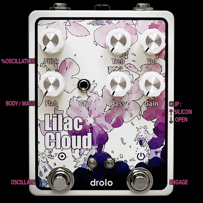 David Rolo's Drolo FX Releases Cool Self-Oscillating Lilac Cloud Fuzz