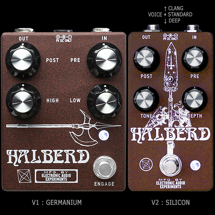 Electronic Audio Experiments Shrinks and Evolves its Halberd Discrete Transistor Overdrive