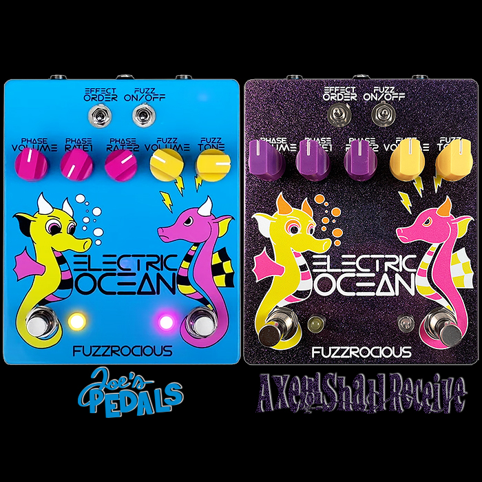 Fuzzrocious Launches Cool Electric Ocean OTA Fuzz-Phaser inspired by, but not based on the Roland AP-7 Jet Phaser