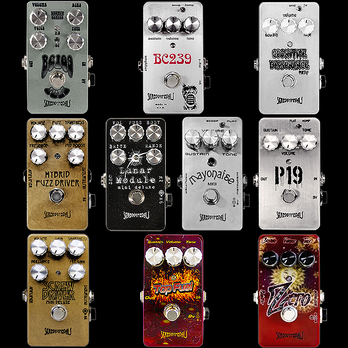 Guitar Pedal X - News - Skreddy Pedals Compact Capsule Collection