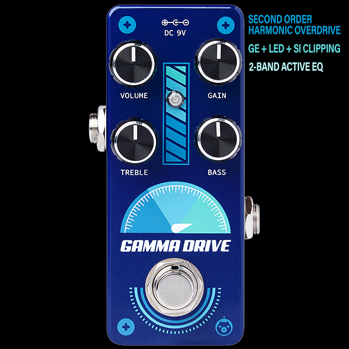Pigtronix Releases Compelling Gamma Drive Mini - a Richly Textured Second Order Harmonic Overdrive