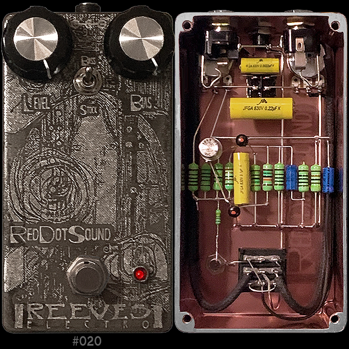Markus Reeves' Reeves Electro RedDotSound Jnr Silicon Fuzz is just as Impressive as its BlackHatSound sibling