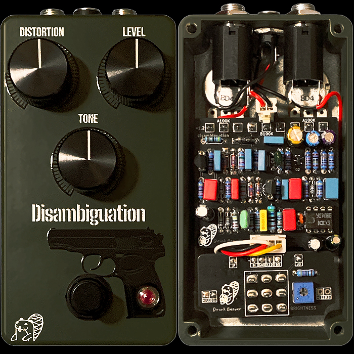 Drunk Beaver's Disambiguation Distortion is a really cool confection of Rat Circuit inserted into a Muff Gain Stage