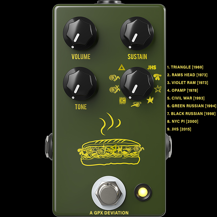 Guitar Pedal X - GPX Blog - JHS Pedals Muffuletta V2 Speculative ...