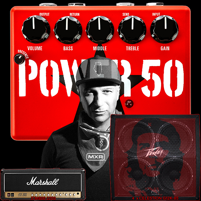 MXR Releases Tom Morello Signature Power 50 Overdrive based on his RATM Amp and Cab setup