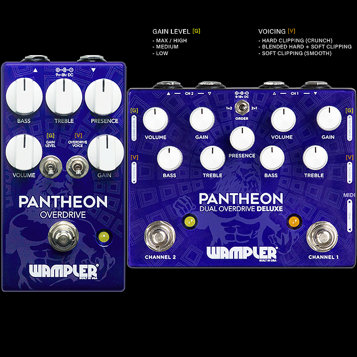 Brian Wampler Doubles Down on the Pantheon with his New Pantheon Dual Overdrive Deluxe